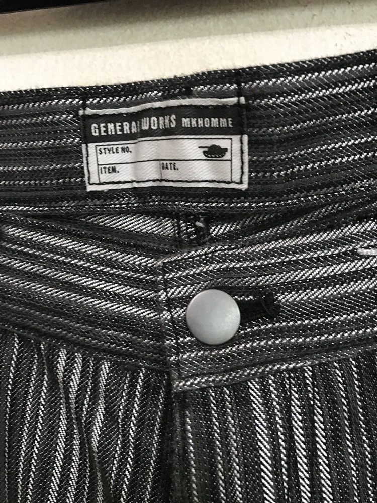 Vintage General Works MK Homme Paris Made in Japan Striped Pant Size US 32 / EU 48 - 4 Thumbnail