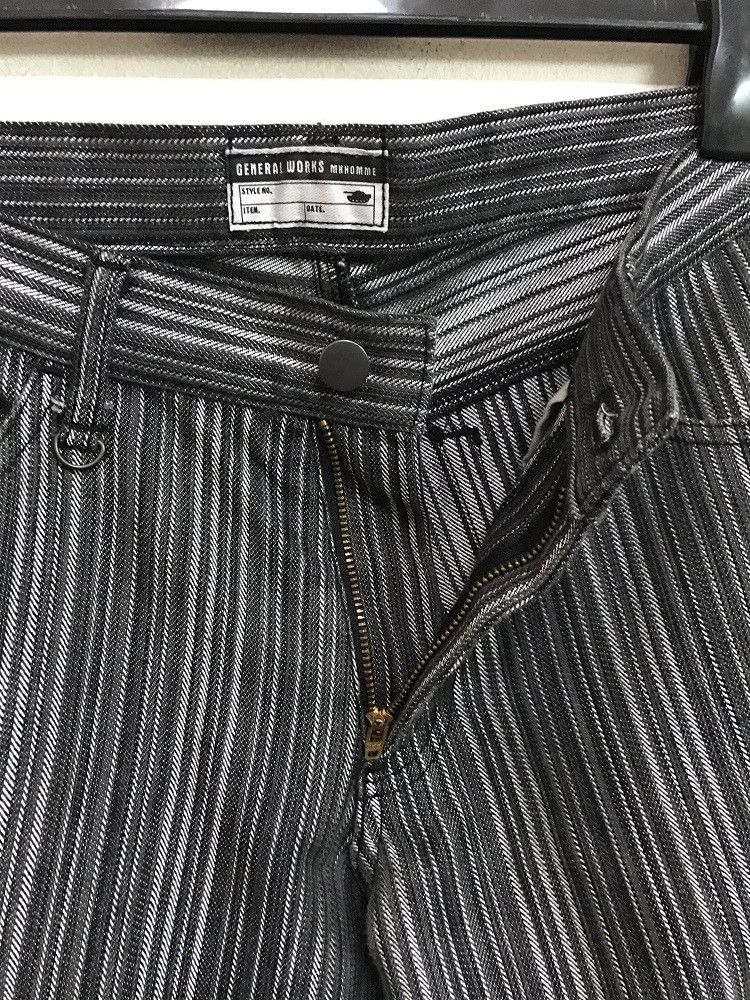 Vintage General Works MK Homme Paris Made in Japan Striped Pant Size US 32 / EU 48 - 5 Thumbnail