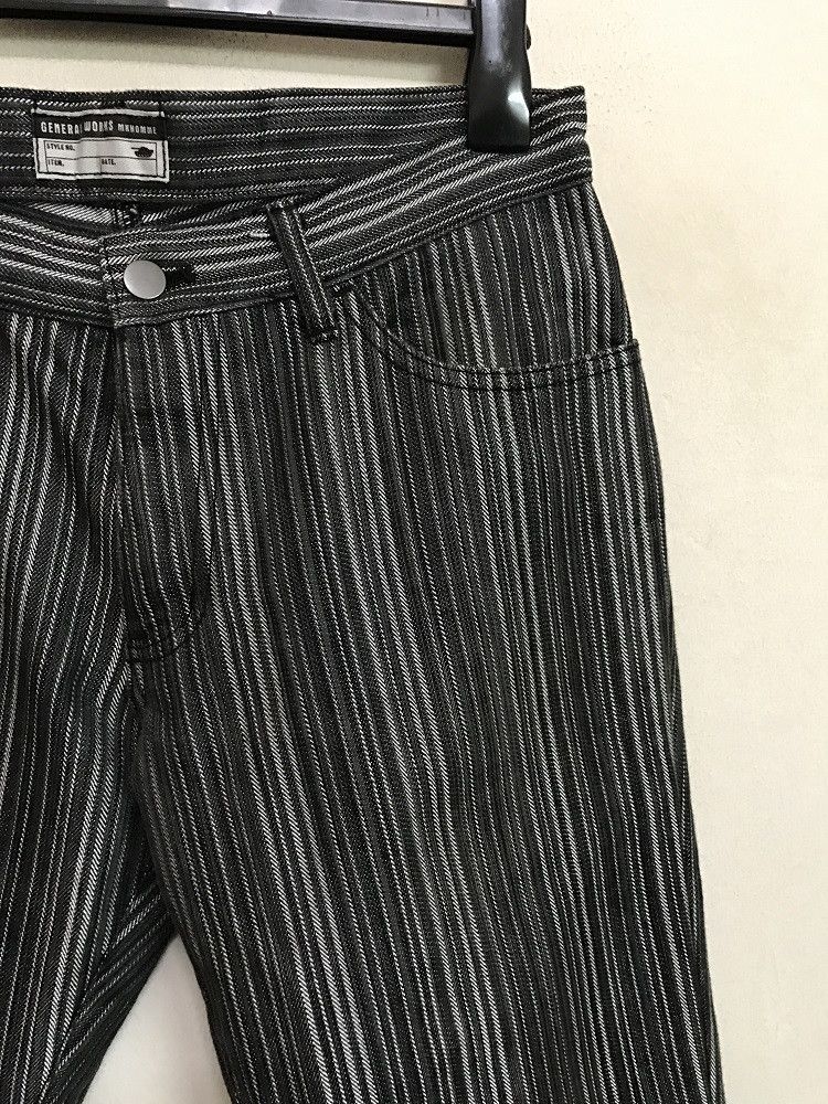 Vintage General Works MK Homme Paris Made in Japan Striped Pant Size US 32 / EU 48 - 3 Thumbnail