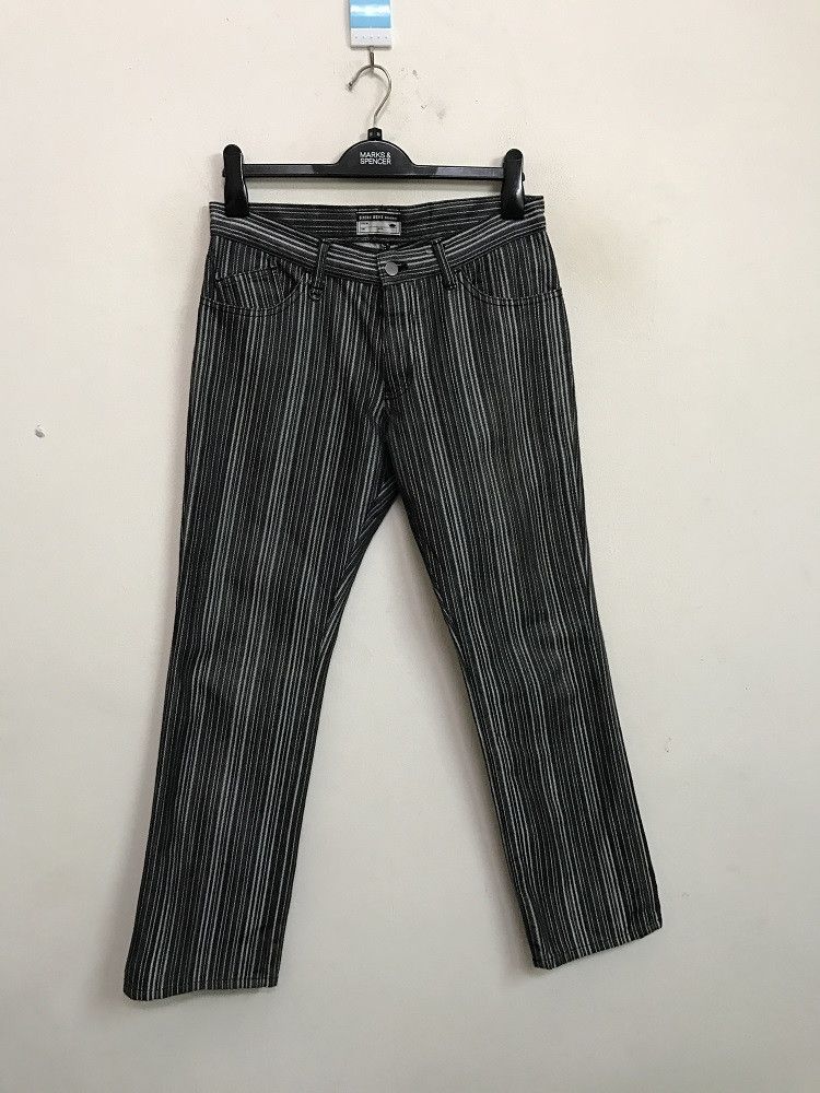 Vintage General Works MK Homme Paris Made in Japan Striped Pant Size US 32 / EU 48 - 2 Thumbnail