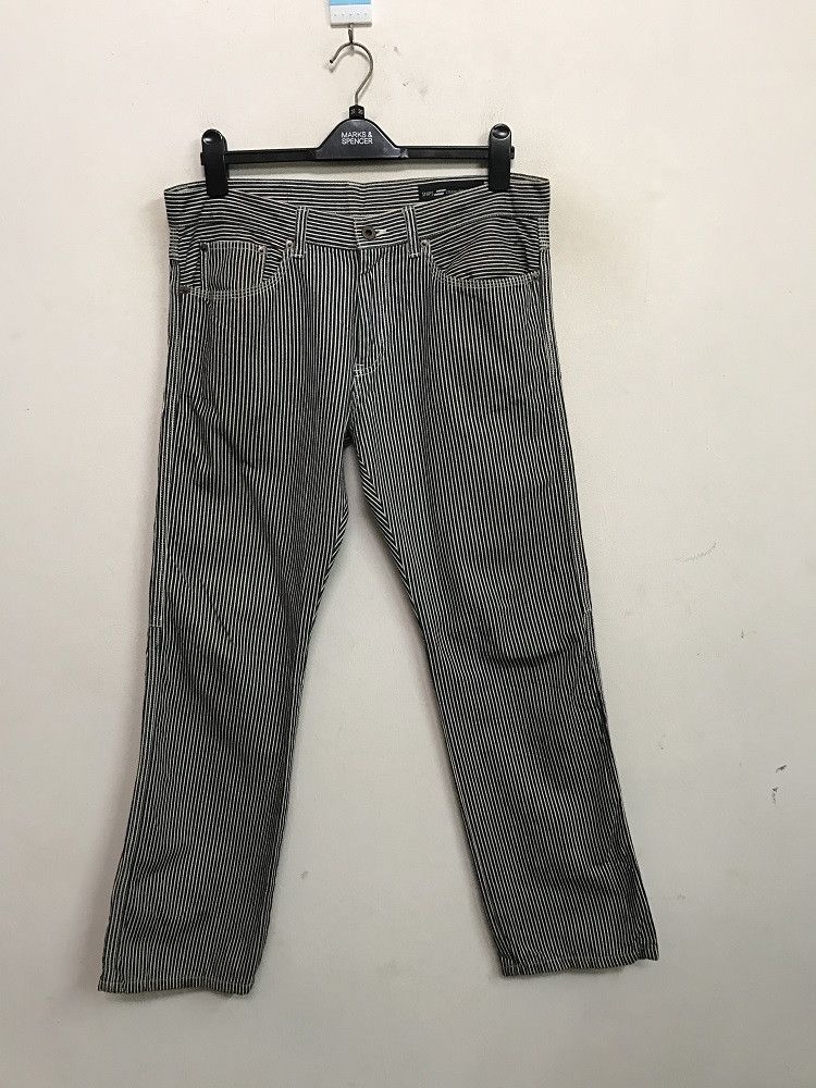 Vintage SHIPS x STUDIO ORIBE Japan Hickory Striped Pant Size US 34 / EU 50 - 1 Thumbnail