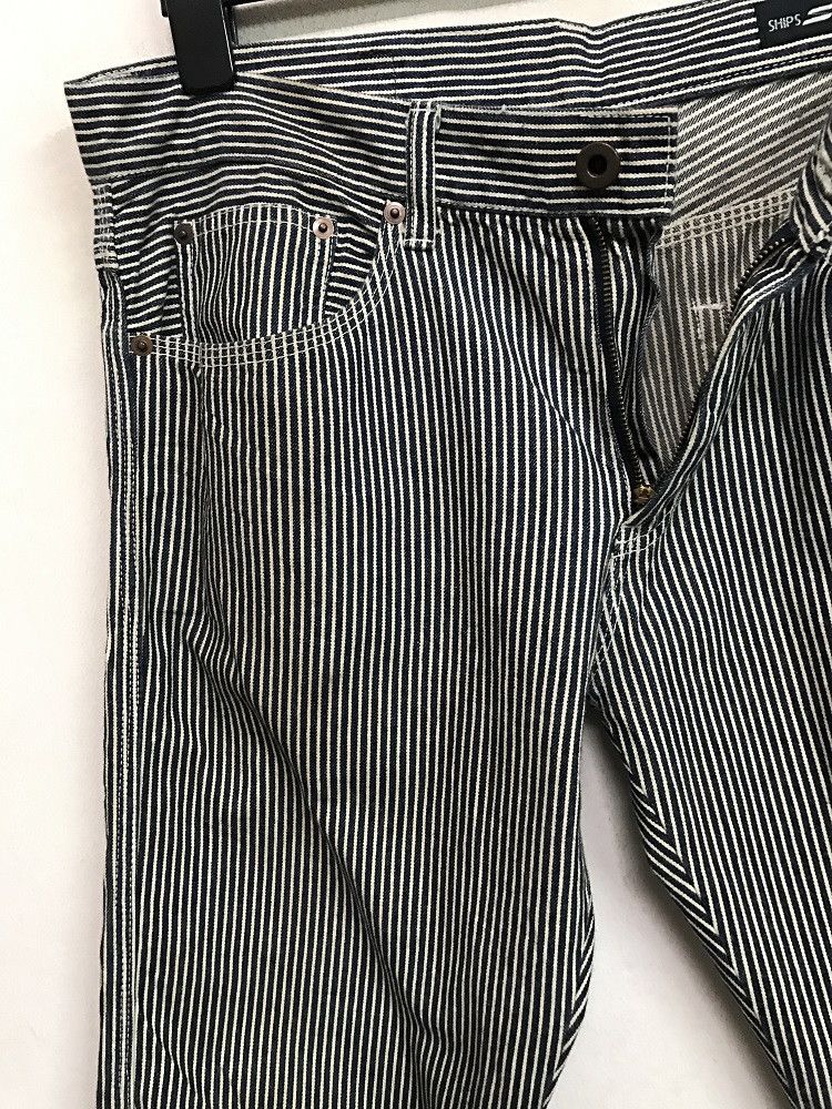 Vintage SHIPS x STUDIO ORIBE Japan Hickory Striped Pant Size US 34 / EU 50 - 4 Thumbnail
