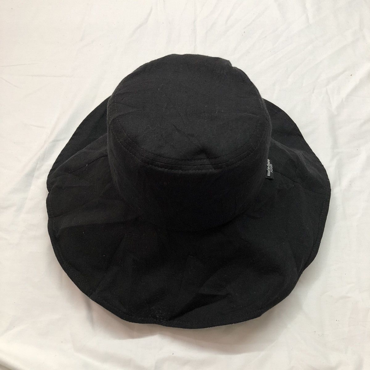 Japanese Brand Marie Claire Black Bucket Hats Size ONE SIZE - 3 Thumbnail
