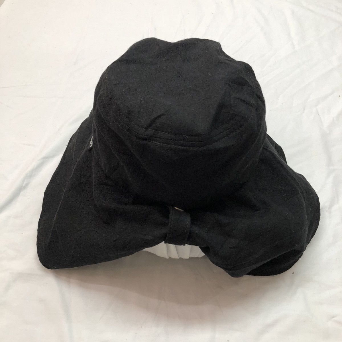 Japanese Brand Marie Claire Black Bucket Hats Size ONE SIZE - 5 Thumbnail