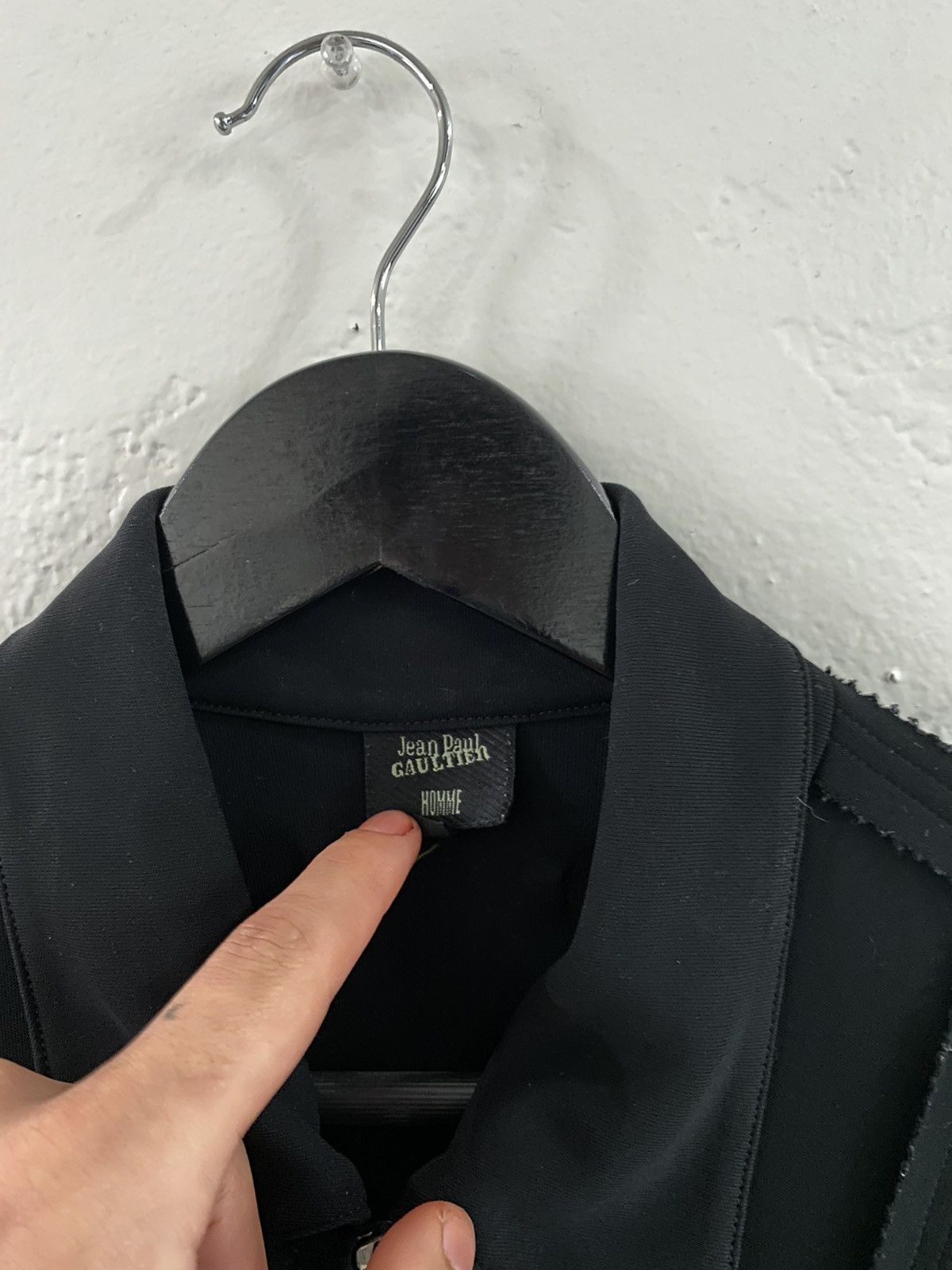 Jean Paul Gaultier Jean Paul Gaultier Black Zip up collared top Size US M / EU 48-50 / 2 - 3 Thumbnail