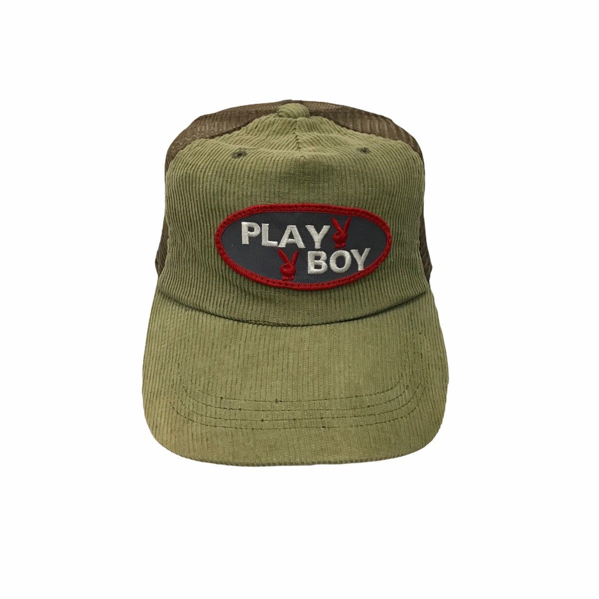 image of Playboy Corduroy Trucker Hats Caps in Mix, Men's
