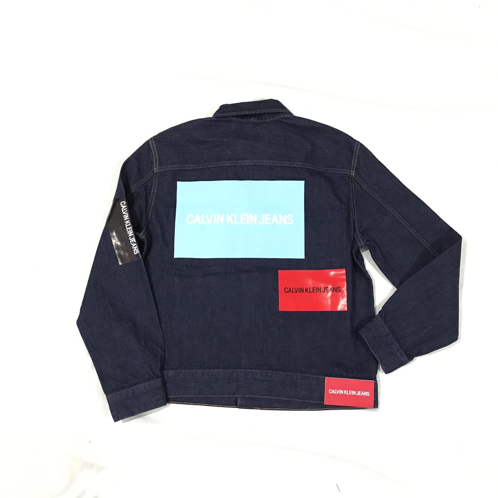 Calvin Klein Sb24 - Calvin Klein Jeans Denim Jacket Size US L / EU 52-54 / 3 - 2 Thumbnail