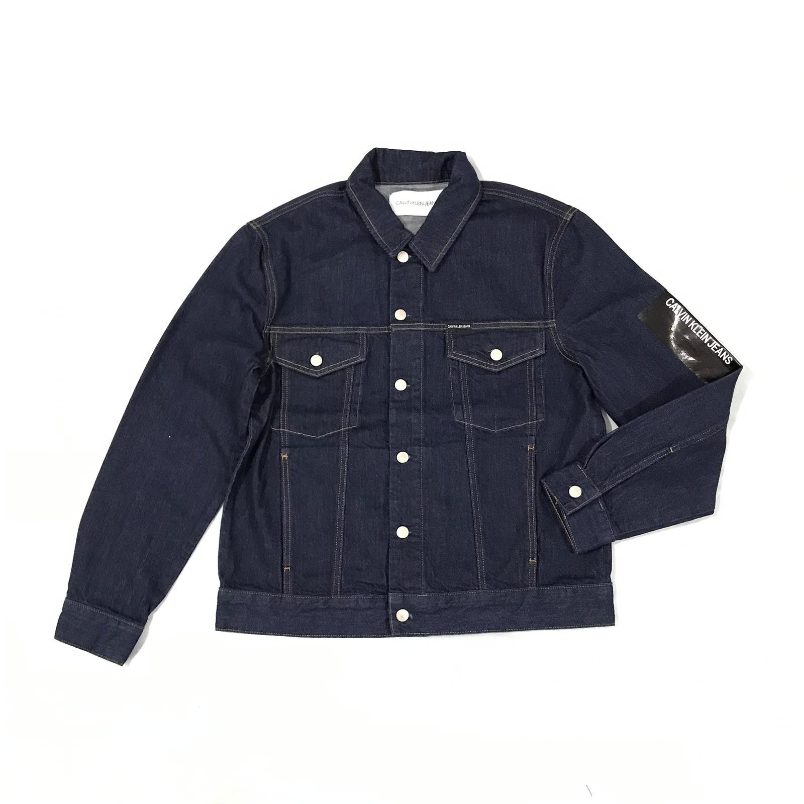 Calvin Klein Sb24 - Calvin Klein Jeans Denim Jacket Size US L / EU 52-54 / 3 - 3 Thumbnail