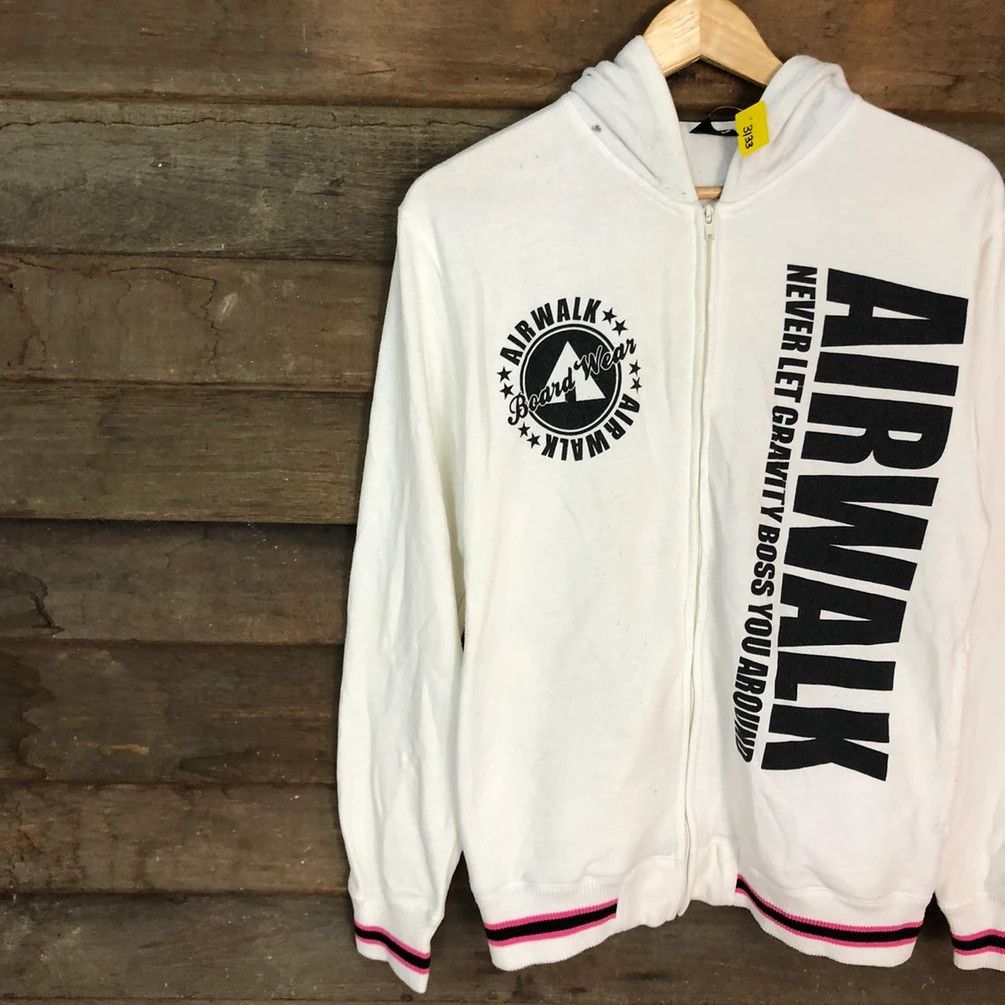 Airwalk Airwalk skate vintage White Sweater hoodie #3133 Size US M / EU 48-50 / 2 - 10 Thumbnail