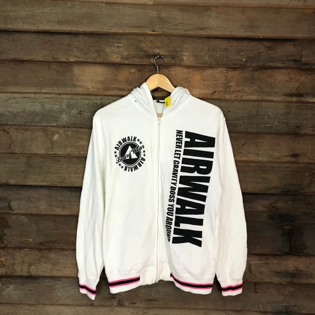 Airwalk Airwalk skate vintage White Sweater hoodie #3133 Size US M / EU 48-50 / 2 - 16 Thumbnail