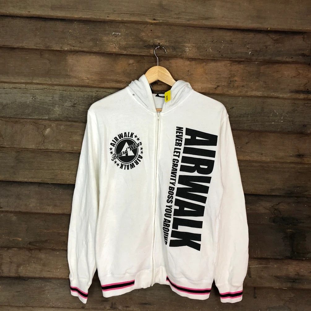 Airwalk Airwalk skate vintage White Sweater hoodie #3133 Size US M / EU 48-50 / 2 - 14 Thumbnail