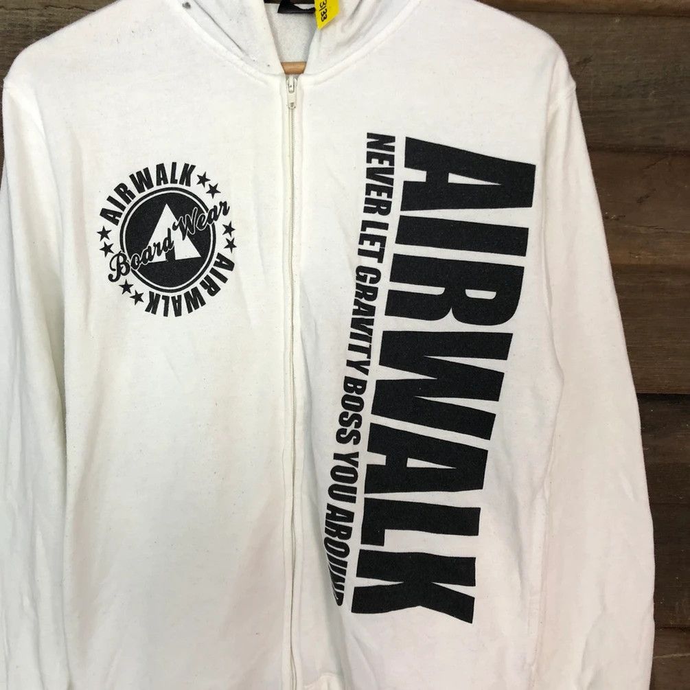 Airwalk Airwalk skate vintage White Sweater hoodie #3133 Size US M / EU 48-50 / 2 - 7 Thumbnail