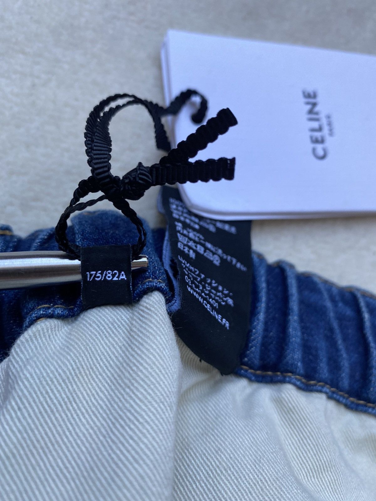 Celine SS21 Celine ‘the dancing kid’ jogger jean trash wash denim Size US 33 - 8 Thumbnail