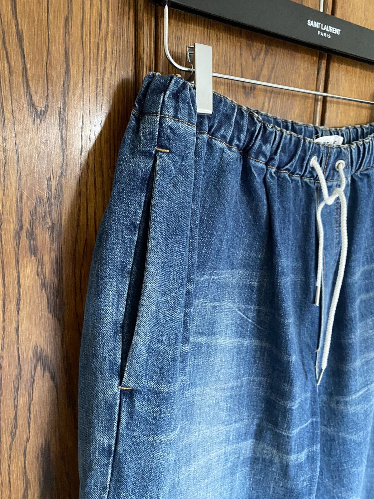 Celine SS21 Celine ‘the dancing kid’ jogger jean trash wash denim Size US 33 - 3 Thumbnail