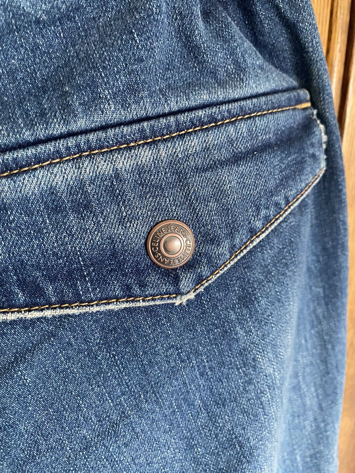 Celine SS21 Celine ‘the dancing kid’ jogger jean trash wash denim Size US 33 - 25 Thumbnail