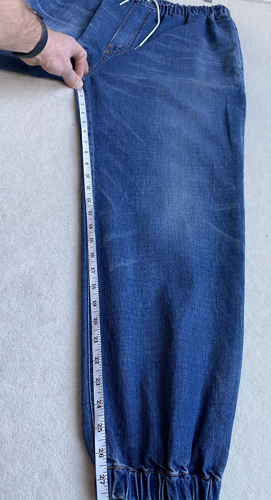 Celine SS21 Celine ‘the dancing kid’ jogger jean trash wash denim Size US 33 - 19 Thumbnail