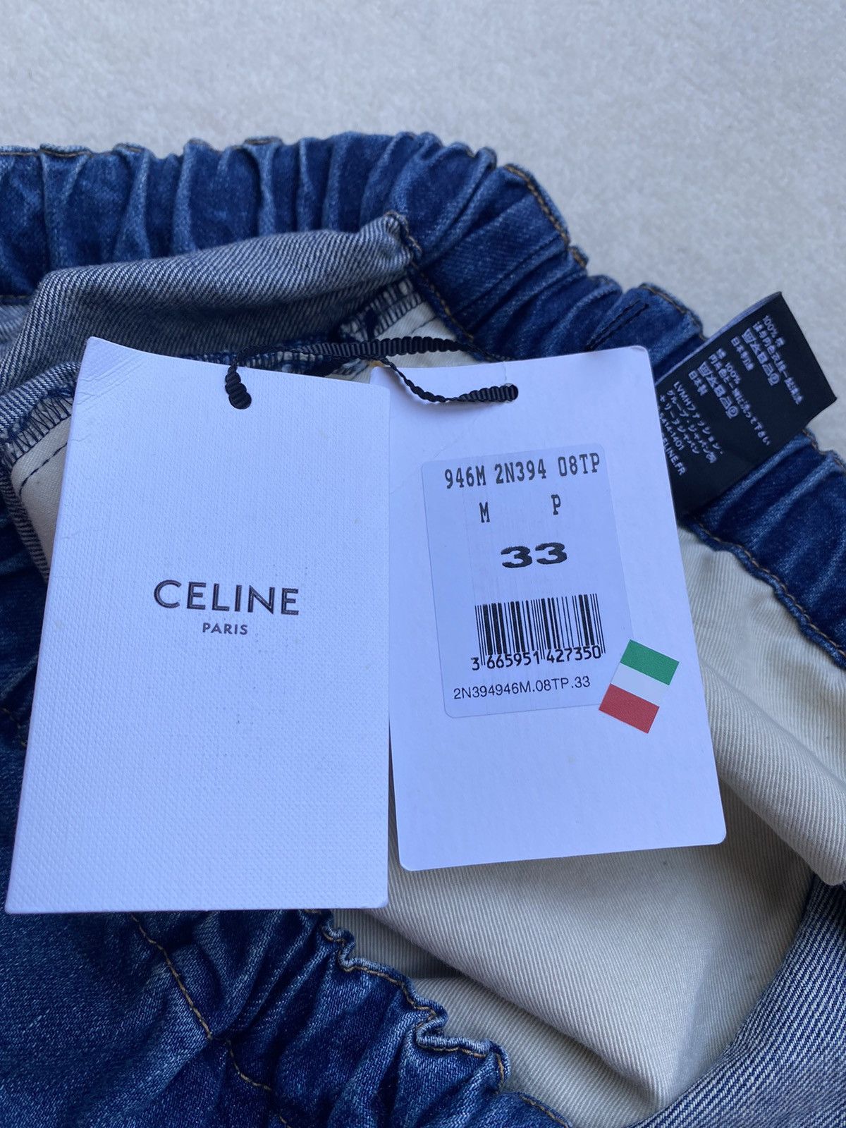 Celine SS21 Celine ‘the dancing kid’ jogger jean trash wash denim Size US 33 - 10 Thumbnail