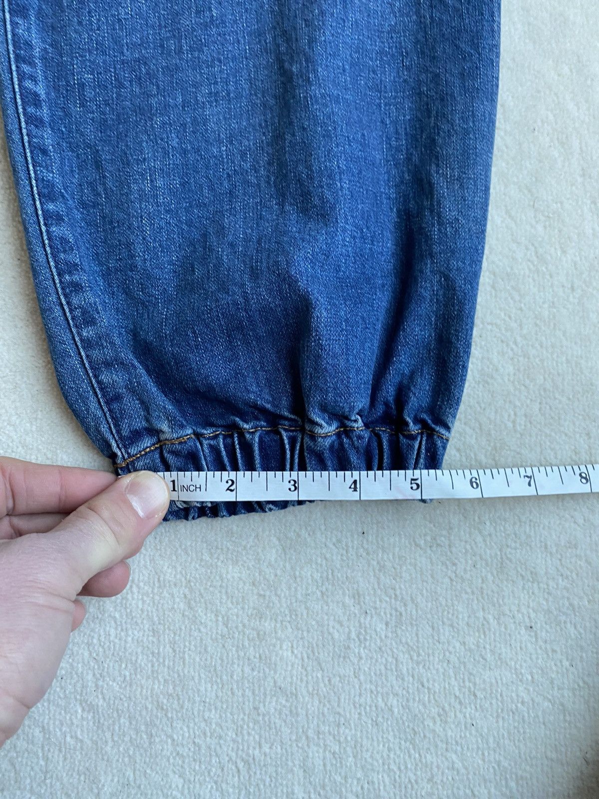 Celine SS21 Celine ‘the dancing kid’ jogger jean trash wash denim Size US 33 - 20 Thumbnail