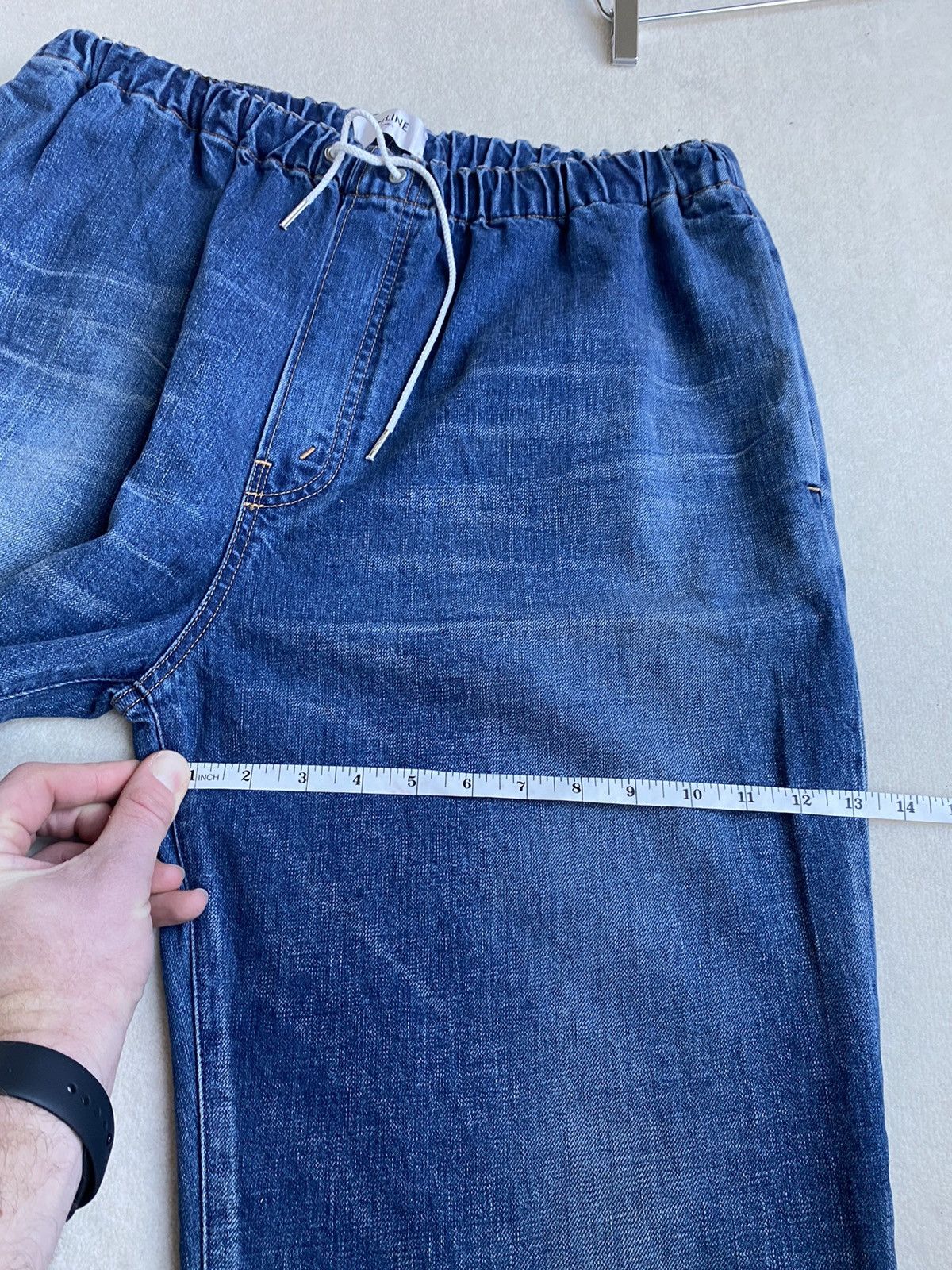 Celine SS21 Celine ‘the dancing kid’ jogger jean trash wash denim Size US 33 - 22 Thumbnail