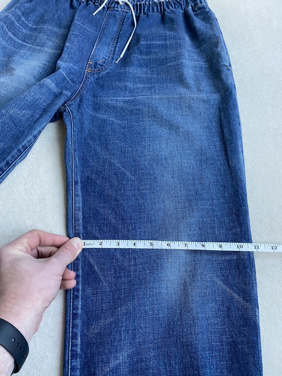 Celine SS21 Celine ‘the dancing kid’ jogger jean trash wash denim Size US 33 - 21 Thumbnail
