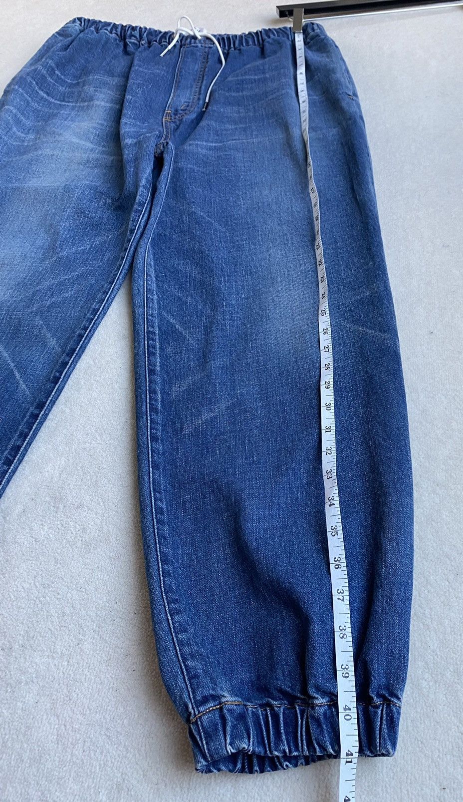 Celine SS21 Celine ‘the dancing kid’ jogger jean trash wash denim Size US 33 - 18 Thumbnail