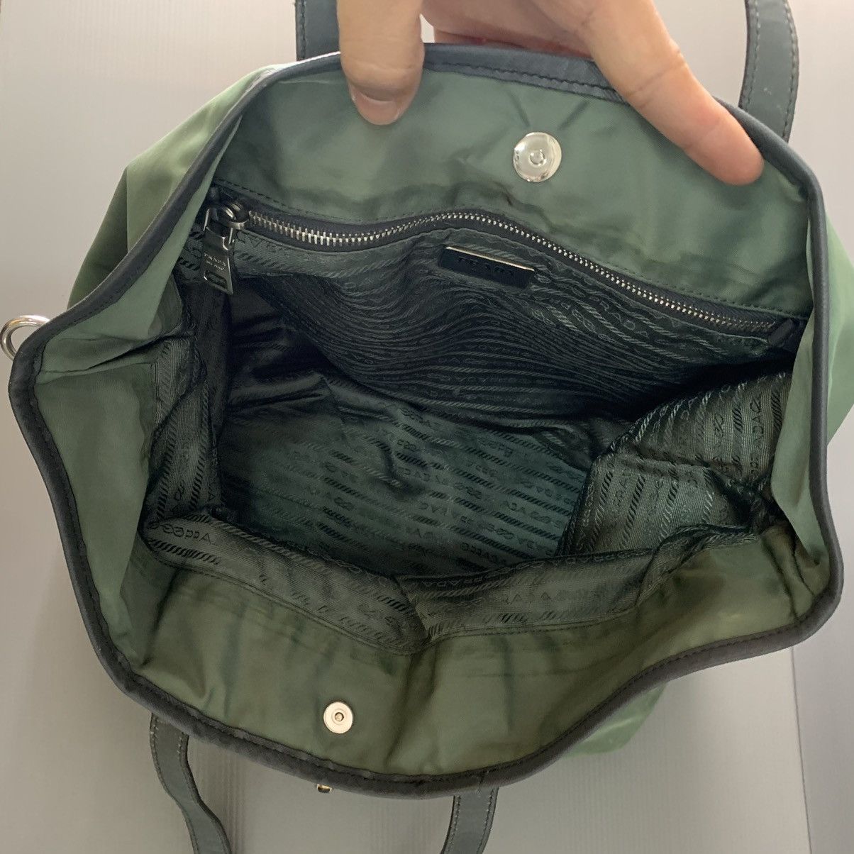 Prada Prada Nylon Tote Bag Size ONE SIZE - 13 Thumbnail