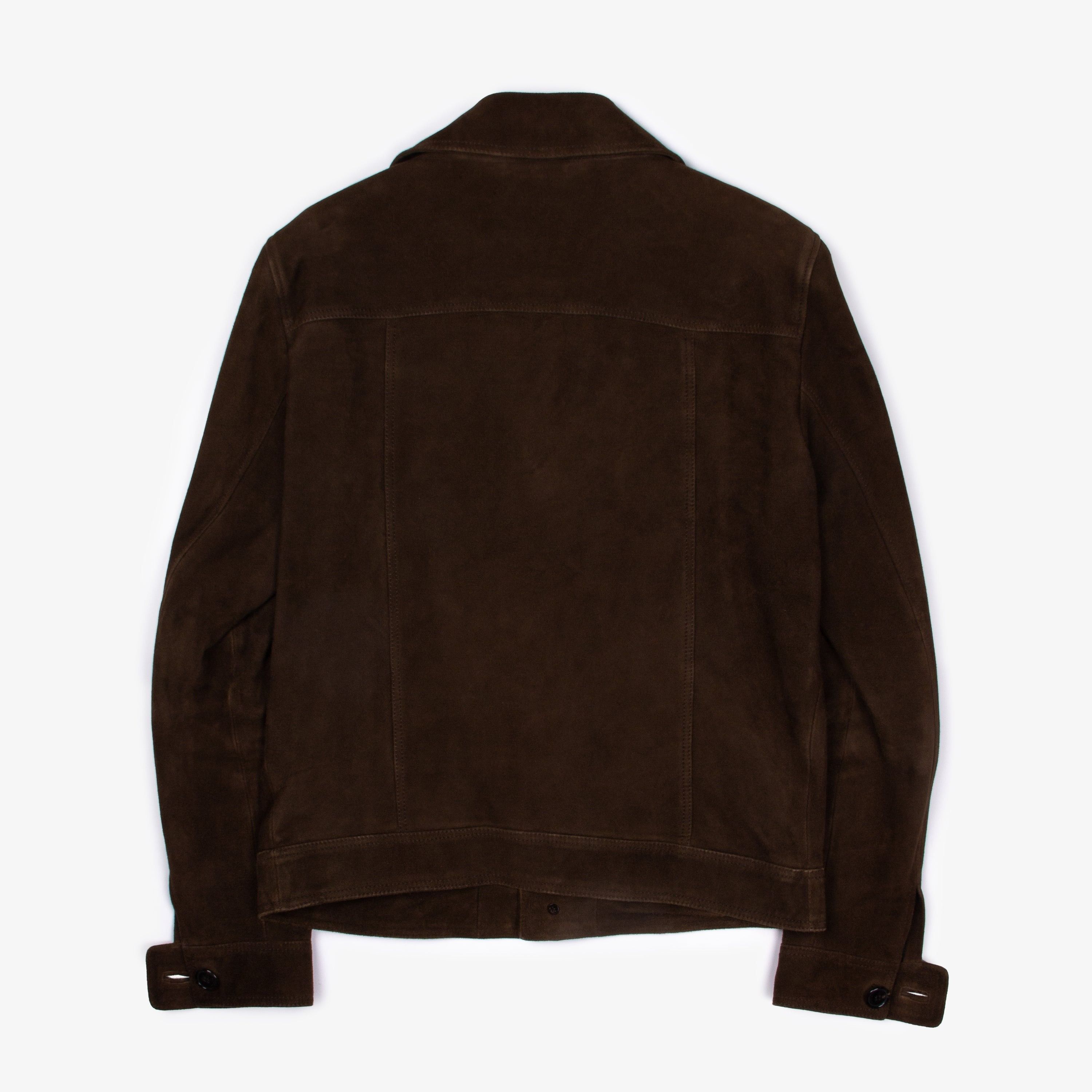 Hedi Slimane × Saint Laurent Paris SAINT LAURENT SUEDE GOAT LEATHER TRUCKER JACKET | 50 Size US L / EU 52-54 / 3 - 4 Thumbnail