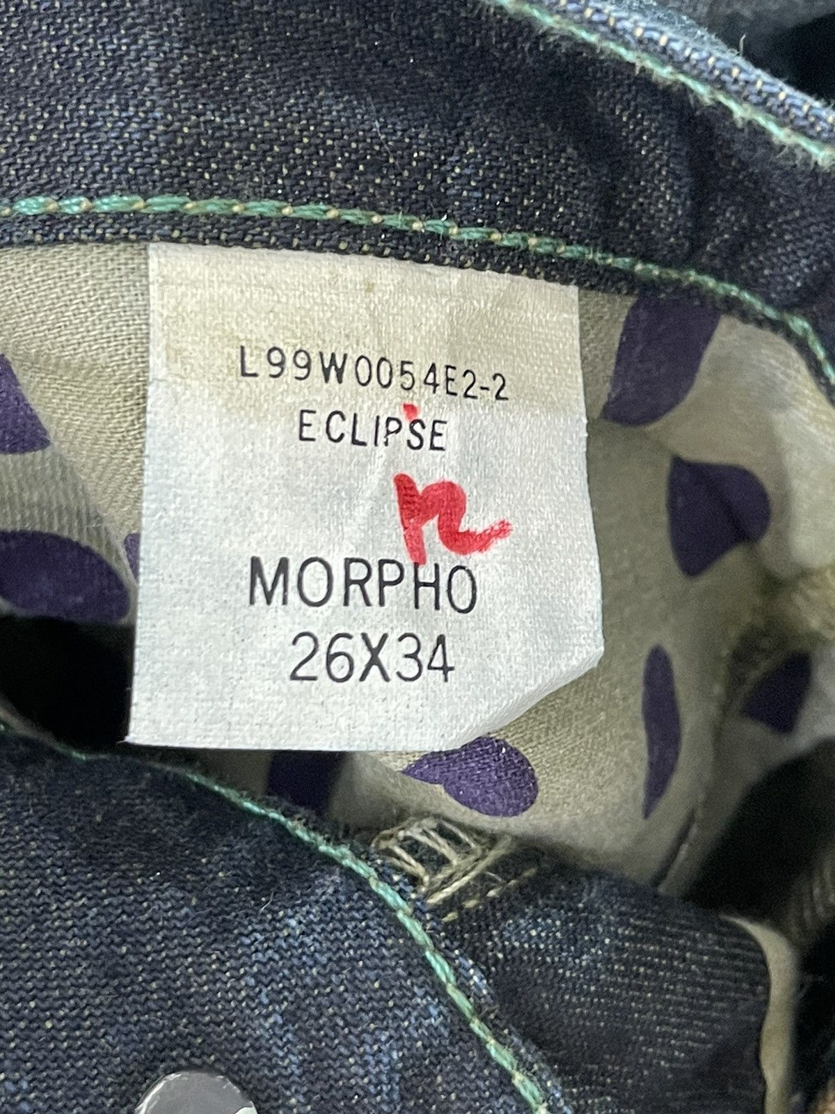 Japanese Brand New Flare Jeans Loomstate Low Rise Curv Leg Denim 2🟦7 Size US 29 - 22 Thumbnail