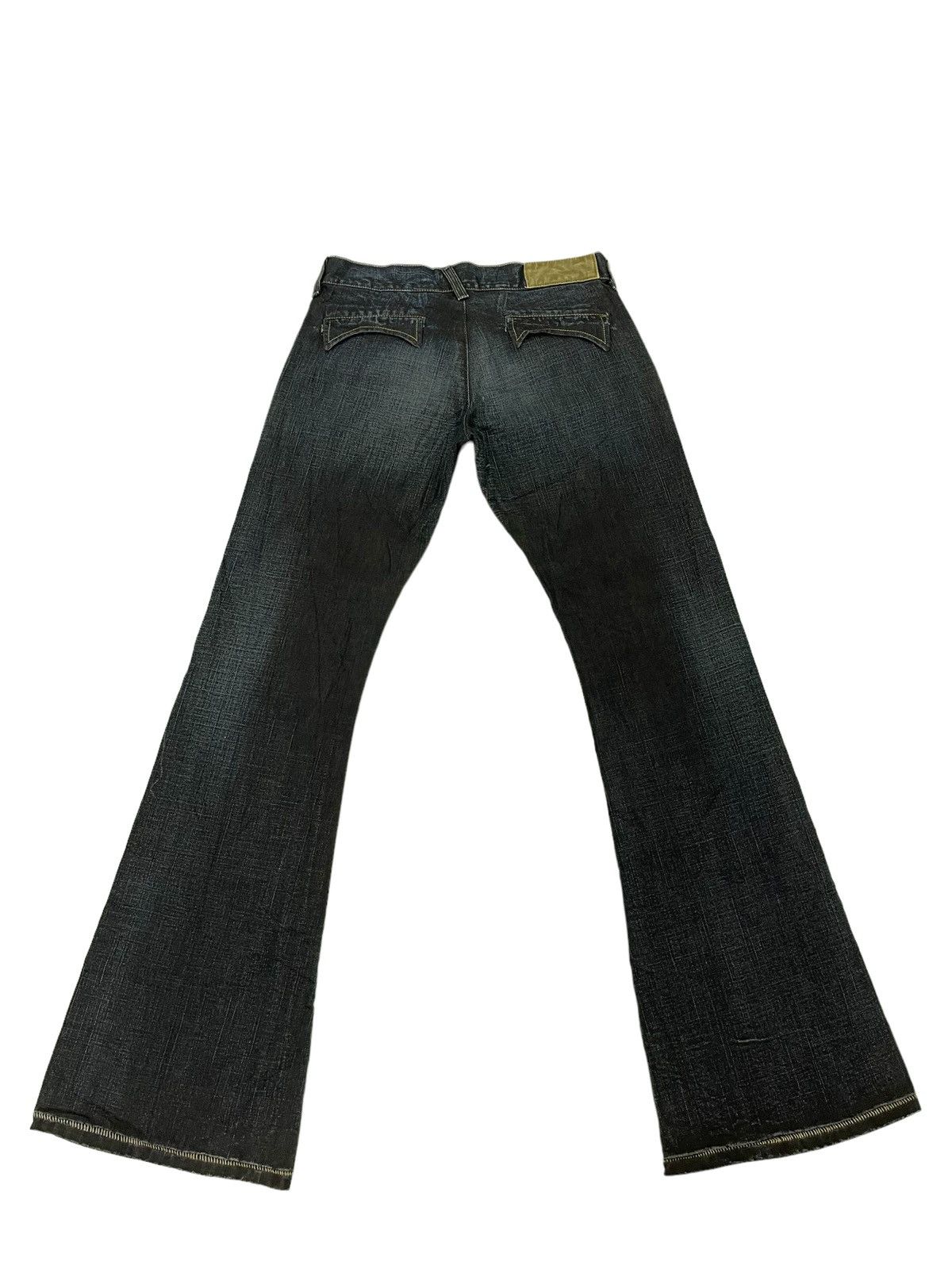 Japanese Brand New Flare Jeans Loomstate Low Rise Curv Leg Denim 2🟦7 Size US 29 - 12 Thumbnail