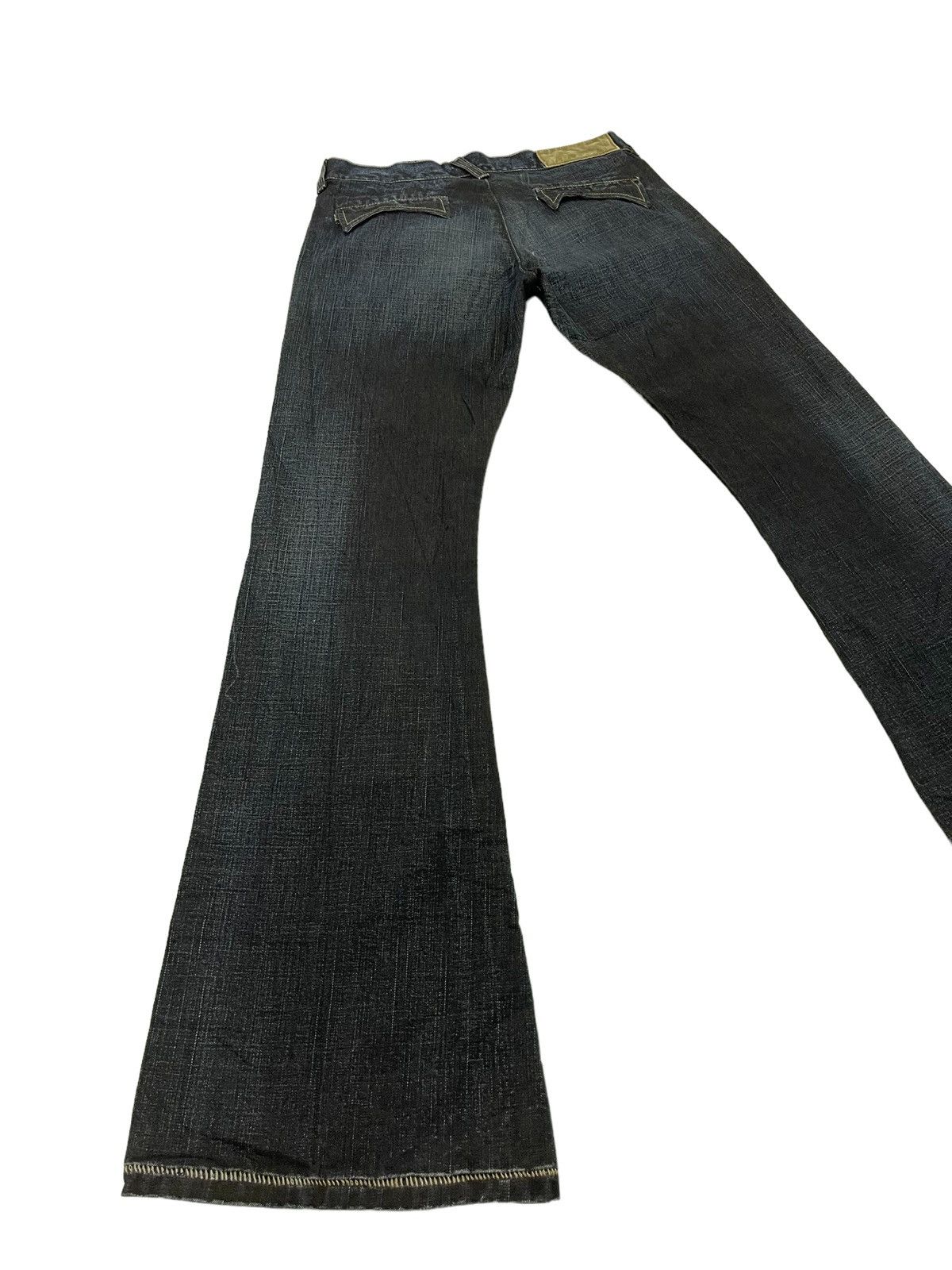 Japanese Brand New Flare Jeans Loomstate Low Rise Curv Leg Denim 2🟦7 Size US 29 - 13 Thumbnail