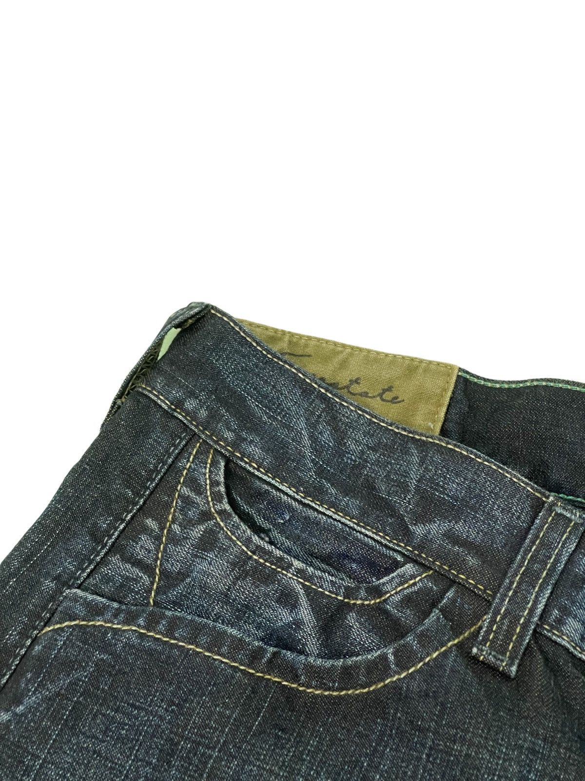 Japanese Brand New Flare Jeans Loomstate Low Rise Curv Leg Denim 2🟦7 Size US 29 - 9 Thumbnail