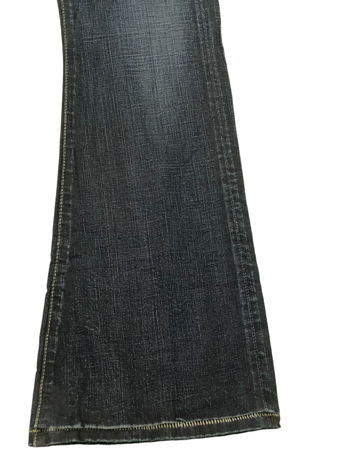Japanese Brand New Flare Jeans Loomstate Low Rise Curv Leg Denim 2🟦7 Size US 29 - 4 Thumbnail