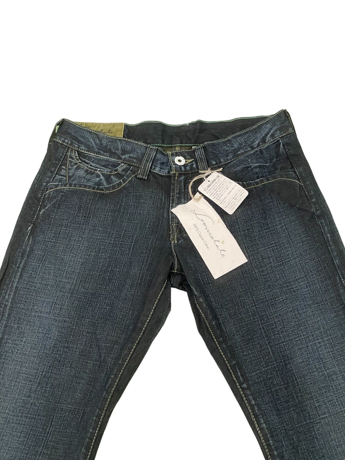Japanese Brand New Flare Jeans Loomstate Low Rise Curv Leg Denim 2🟦7 Size US 29 - 8 Thumbnail