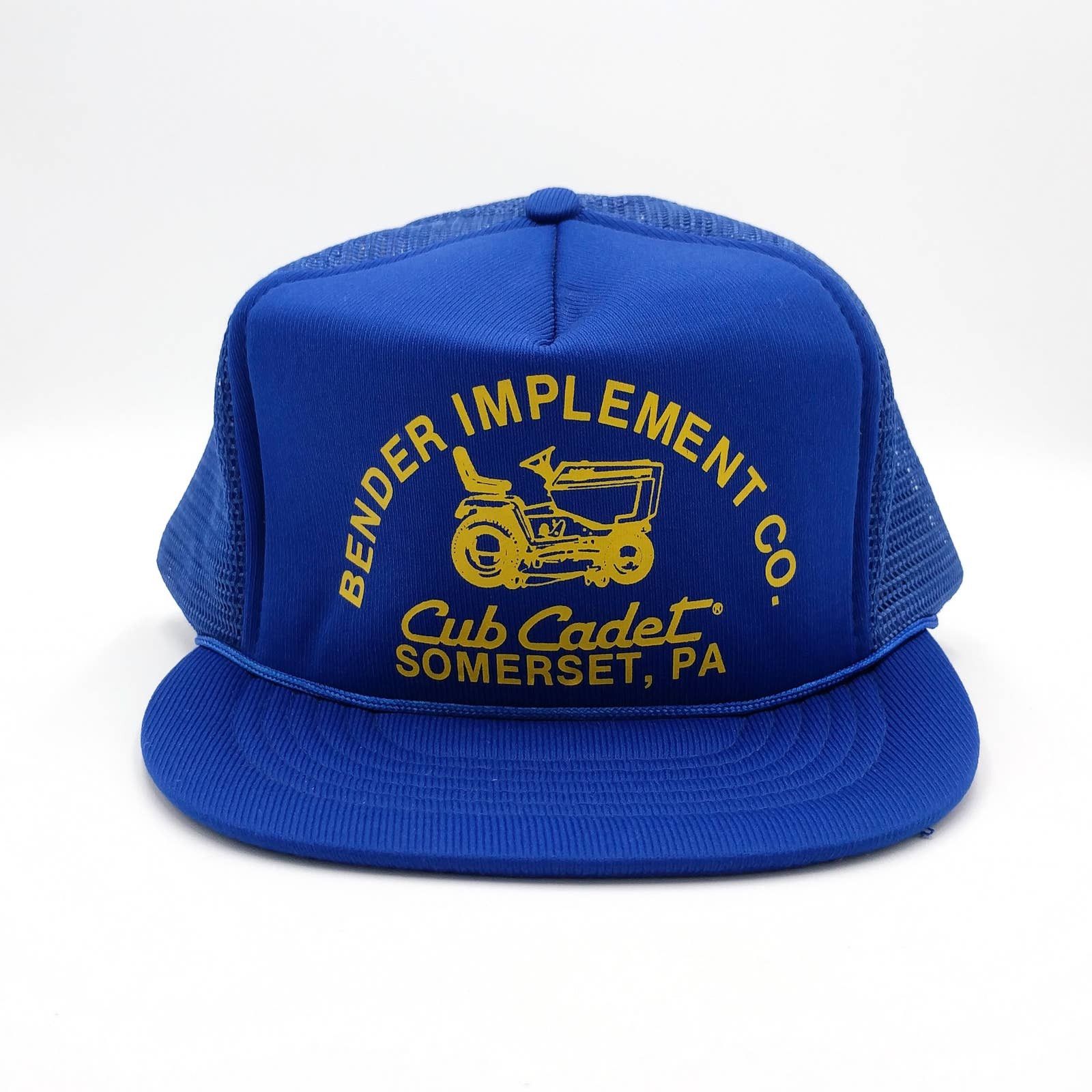 Vintage Vintage Bender Implement Co. Snapback Trucker Mesh Hat Farm Size ONE SIZE - 2 Thumbnail