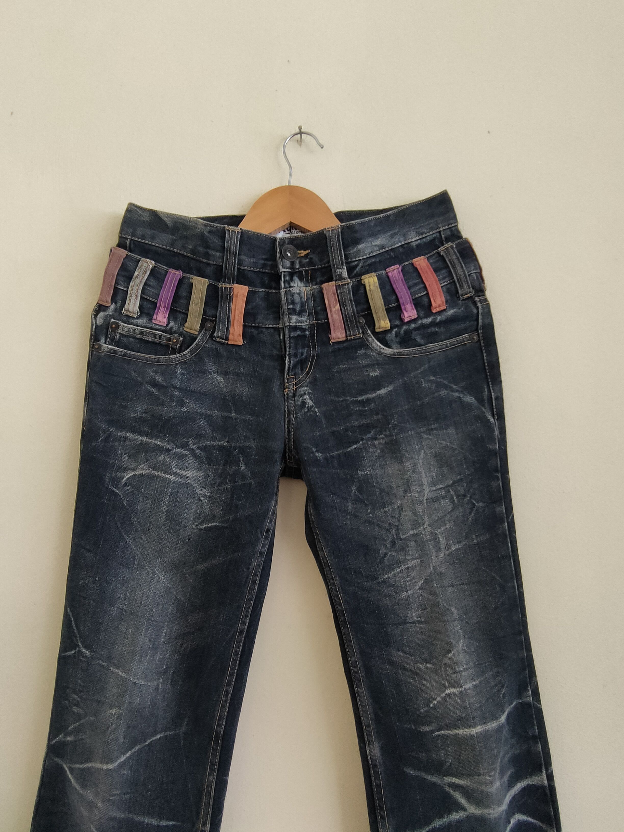 Japanese Brand × Vintage Special Design 🔥🔥Nylaus Clothing Jeans Size US 31 - 1 Thumbnail