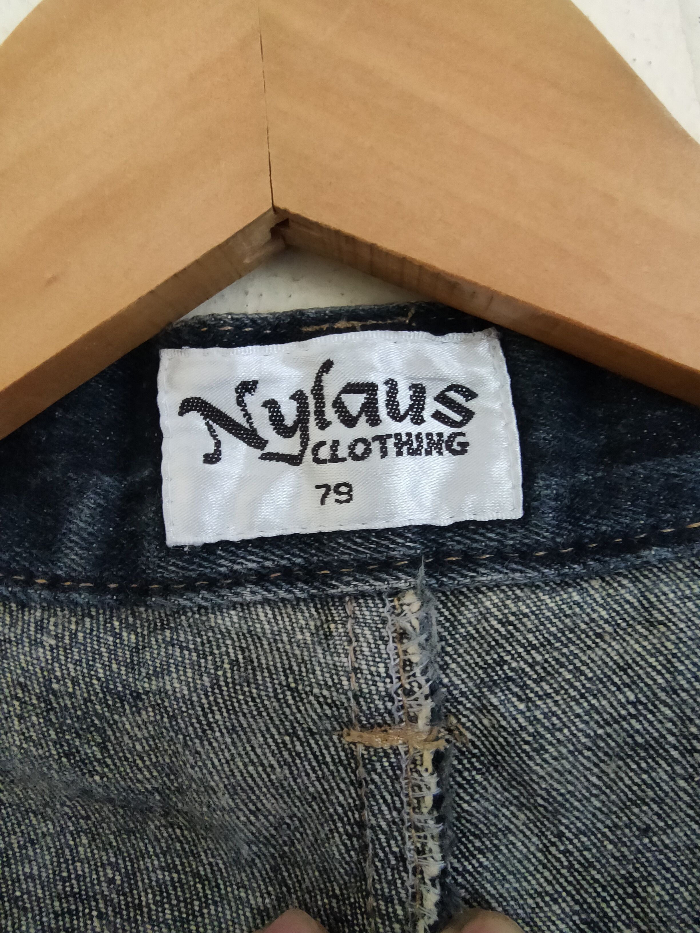Japanese Brand × Vintage Special Design 🔥🔥Nylaus Clothing Jeans Size US 31 - 9 Thumbnail