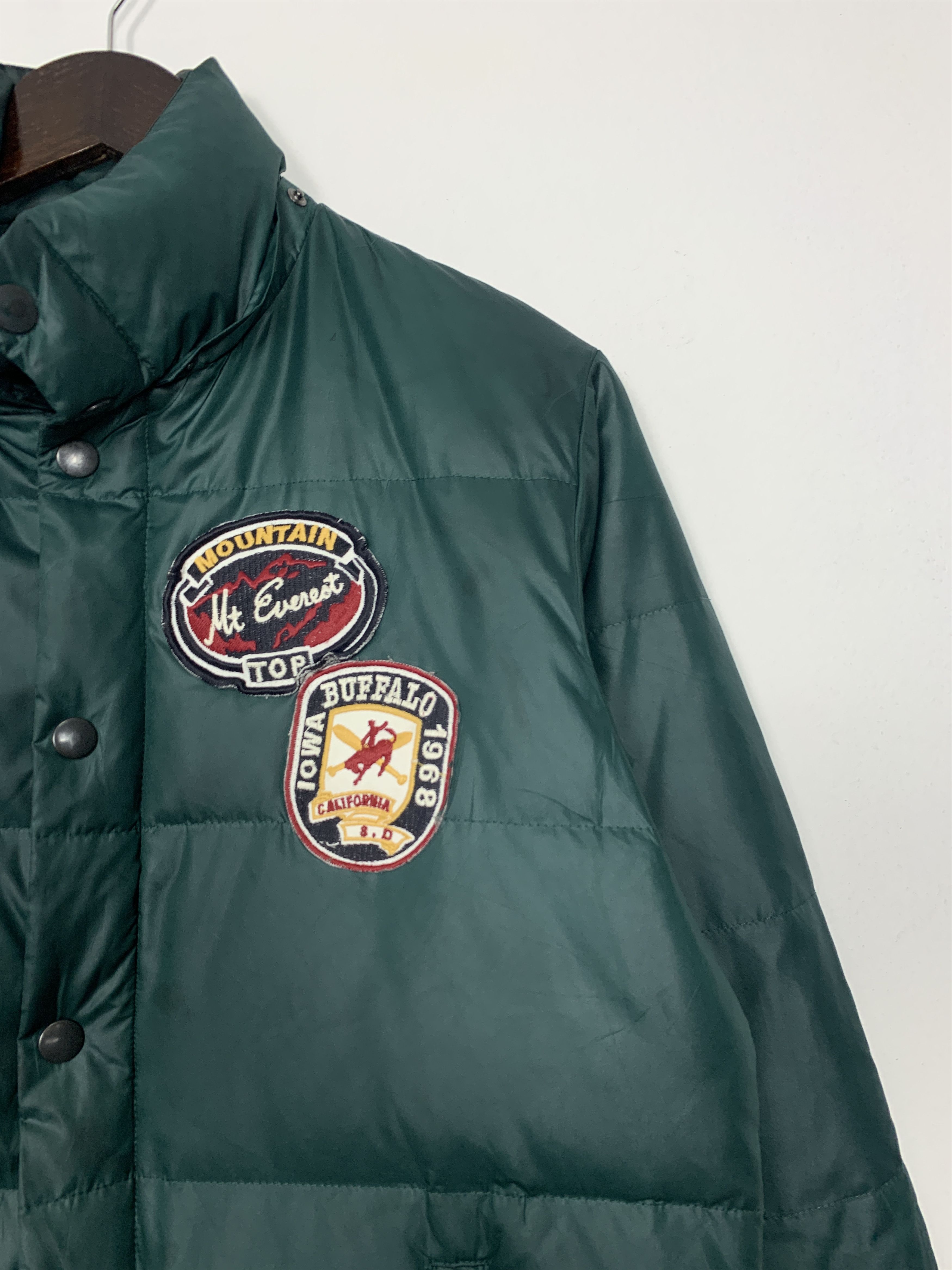 Japanese Brand Vintage K.MAYER Puffer Patches Button Up Jacket J1092 Size US S / EU 44-46 / 1 - 4 Thumbnail