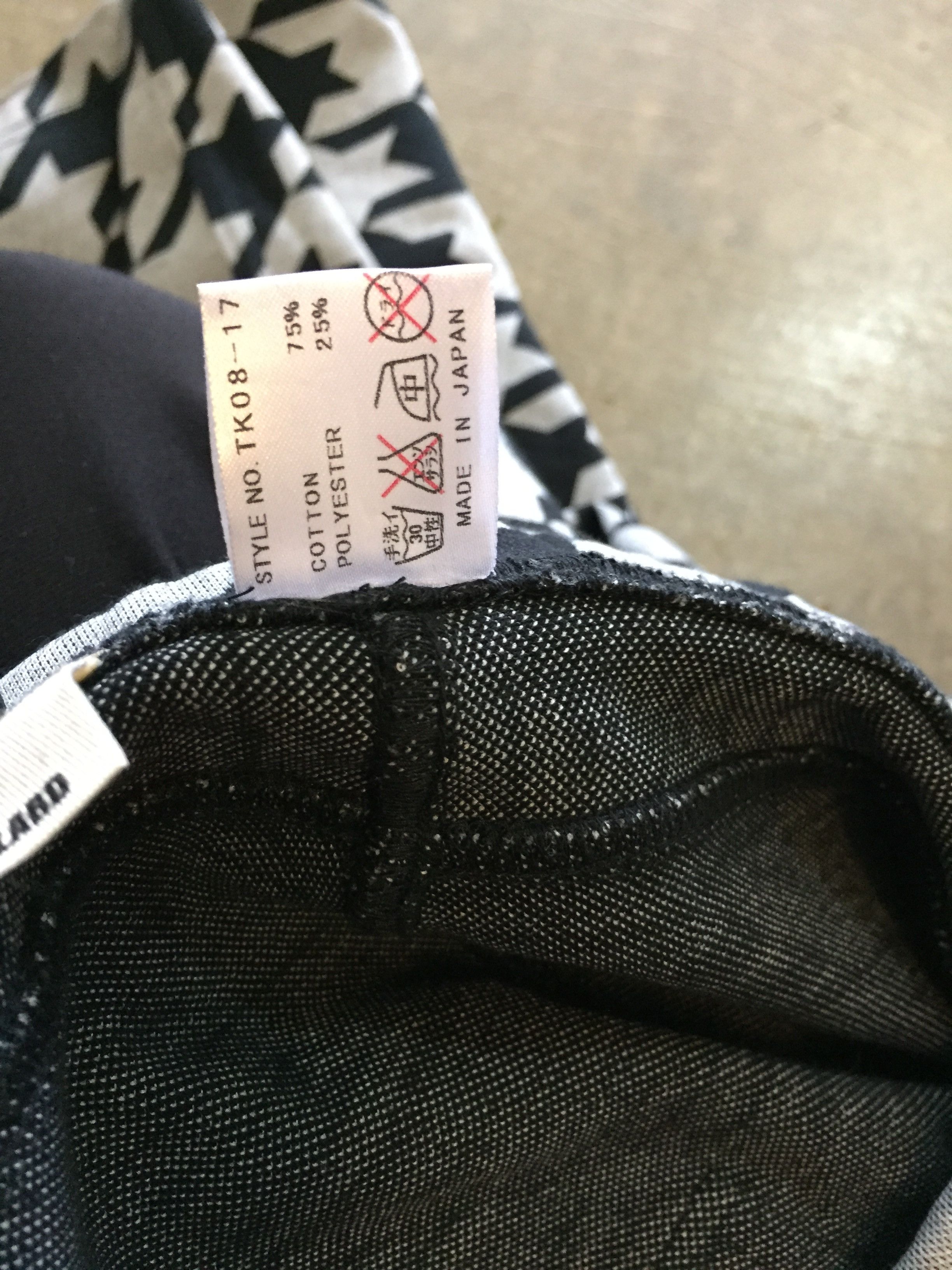 20471120 DULLARD Made in Japan Houndstooth Zigzag pants Size US 32 / EU 48 - 8 Thumbnail