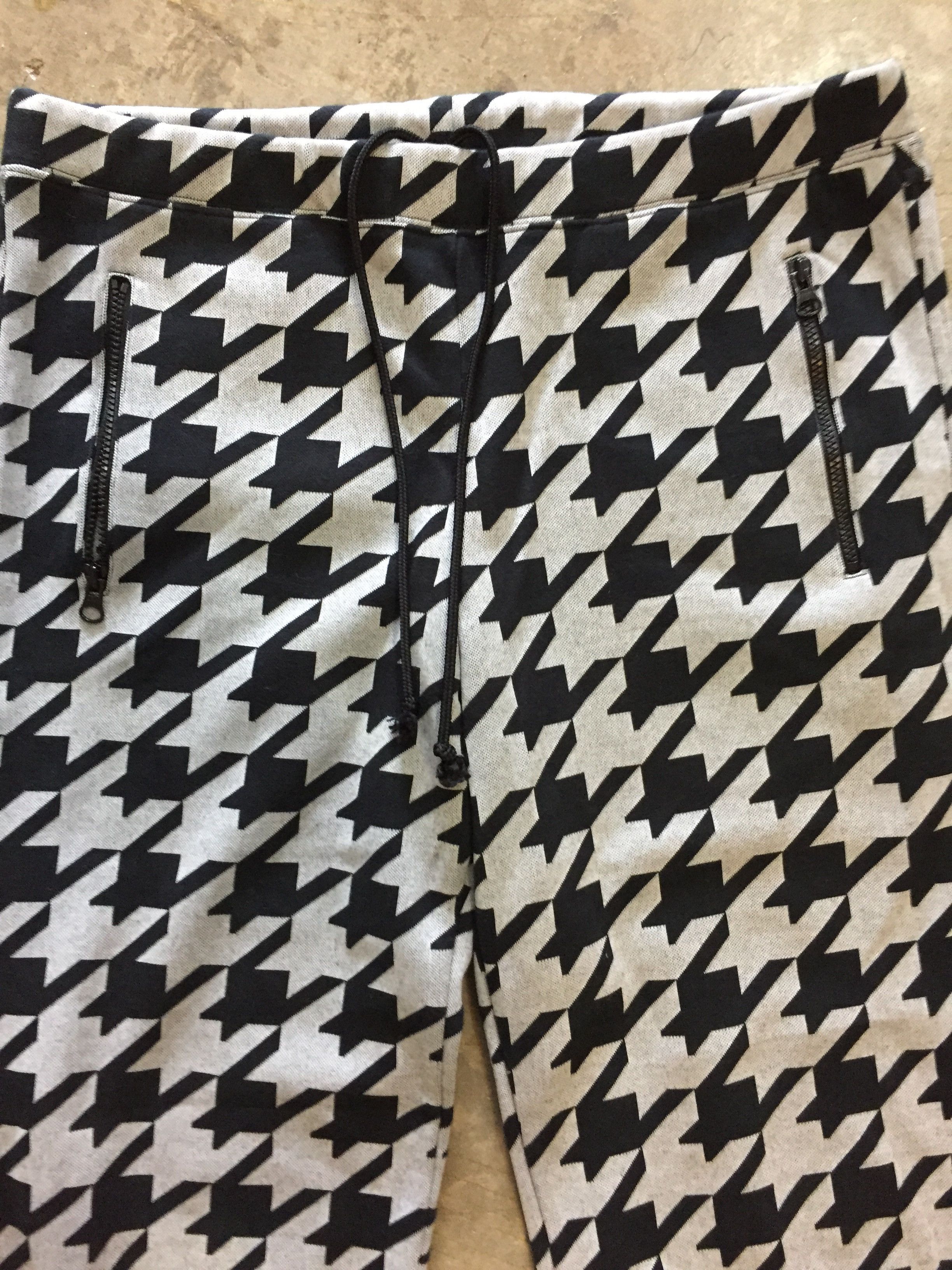 20471120 DULLARD Made in Japan Houndstooth Zigzag pants Size US 32 / EU 48 - 3 Thumbnail