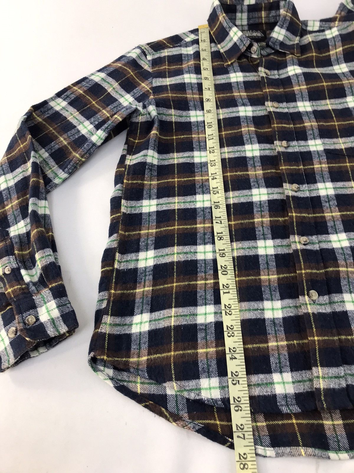 Flannel Vintage Flannel First Down Button Up Design Plaid Size US M / EU 48-50 / 2 - 11 Thumbnail