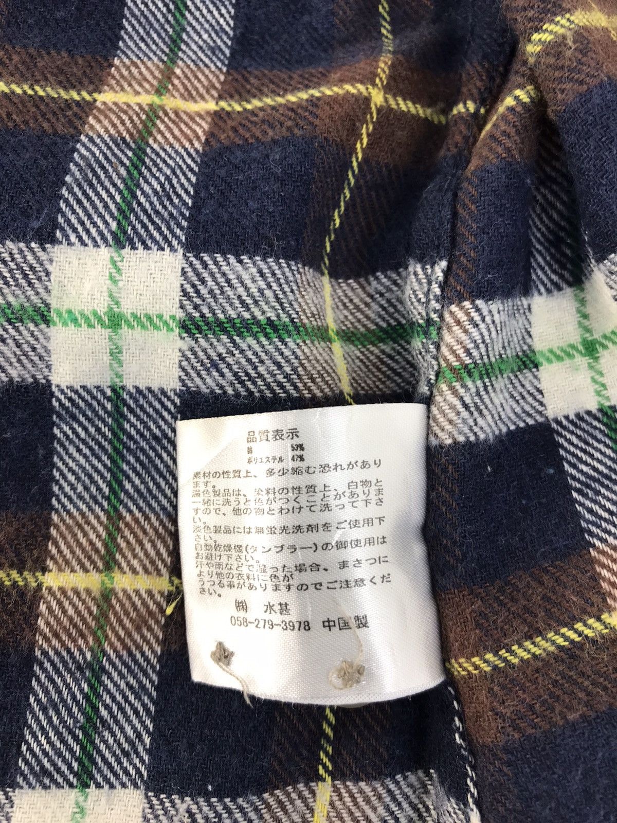 Flannel Vintage Flannel First Down Button Up Design Plaid Size US M / EU 48-50 / 2 - 9 Thumbnail