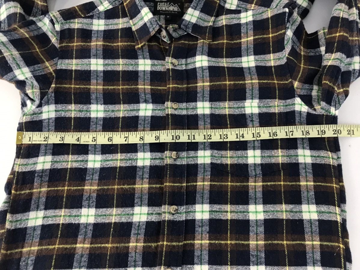 Flannel Vintage Flannel First Down Button Up Design Plaid Size US M / EU 48-50 / 2 - 10 Thumbnail