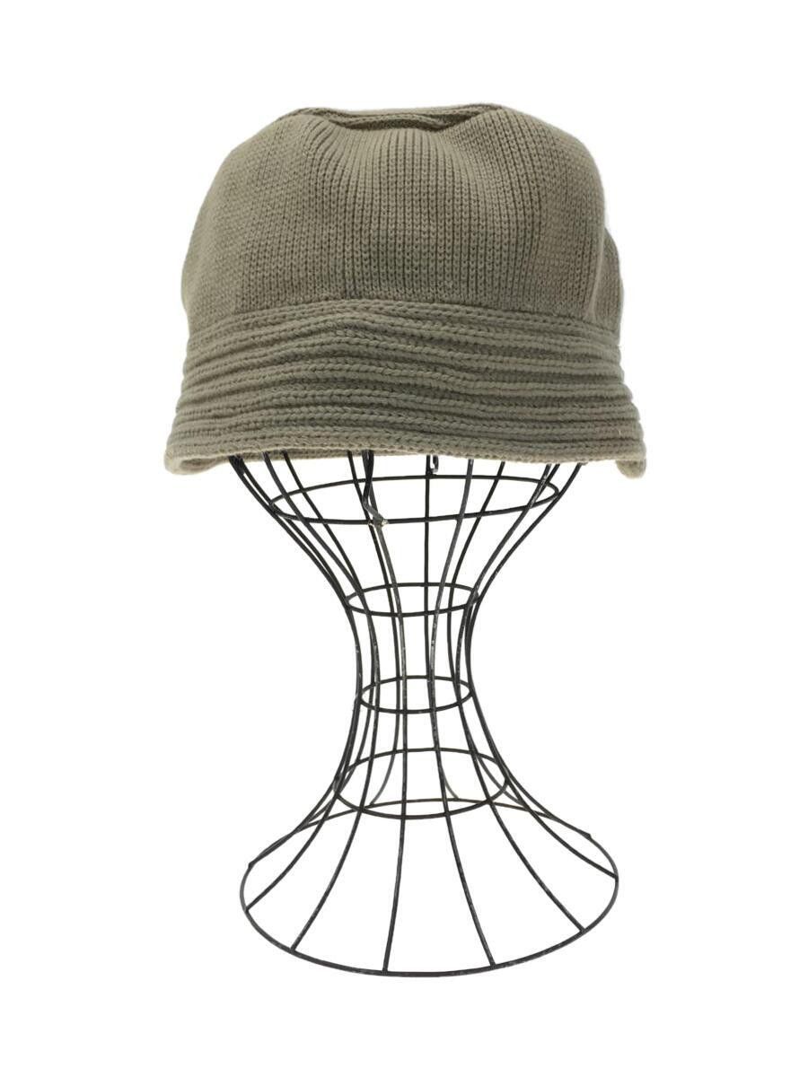 image of Undercover Ribbed Knit Beanie in Beige, Men's