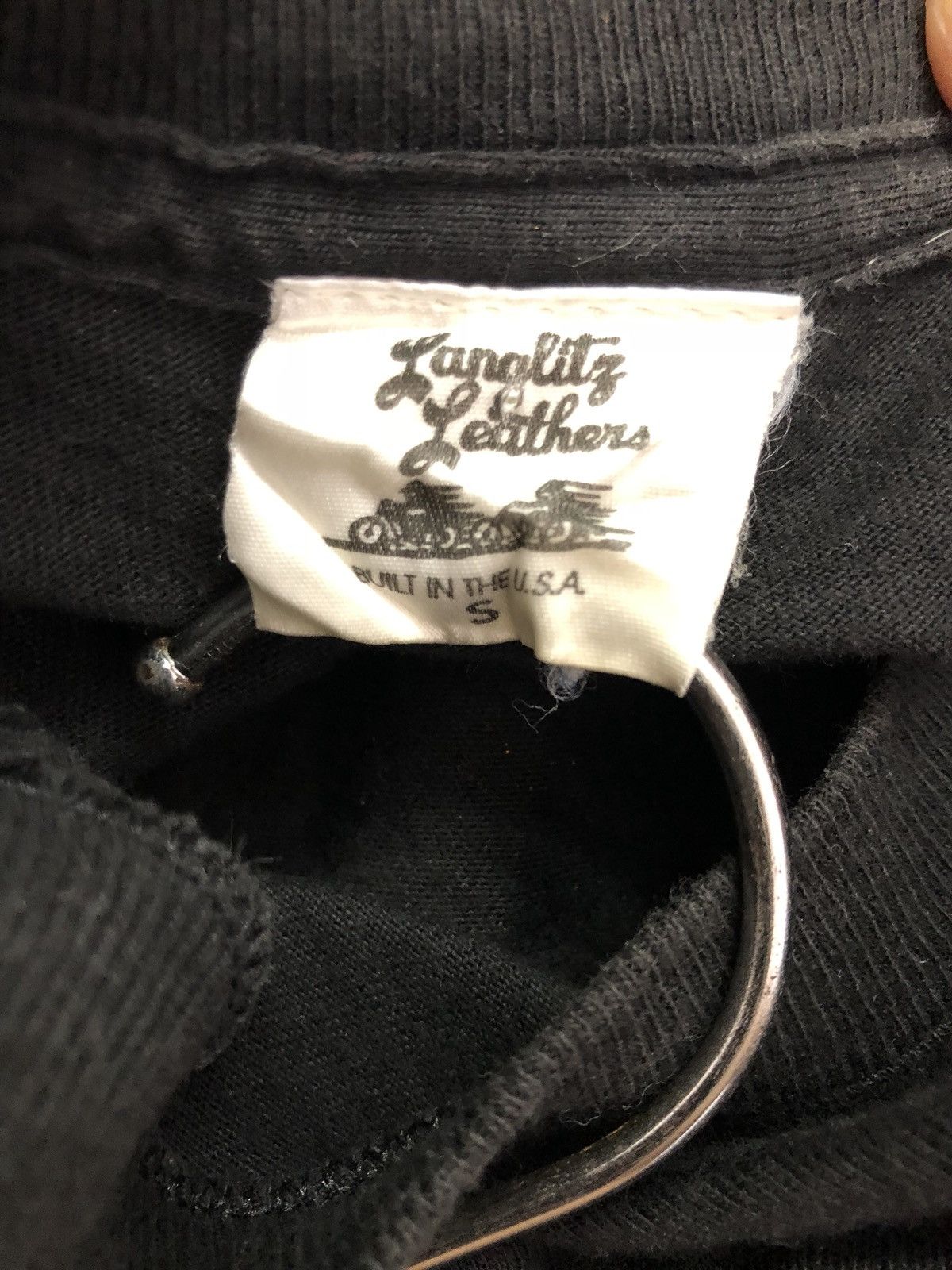 Vanson Leathers Langlitz Leather Usa Double Sided Black Ls tee Size US S / EU 44-46 / 1 - 6 Thumbnail