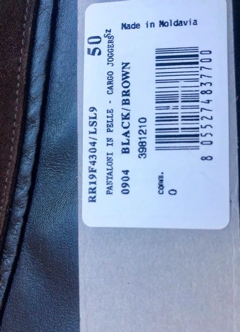 Rick Owens SAMPLE 💥 FULL LEATHER RUNWAY CARGO PANTS LARRY ASAP TRAVIS Size US 34 / EU 50 - 19 Thumbnail