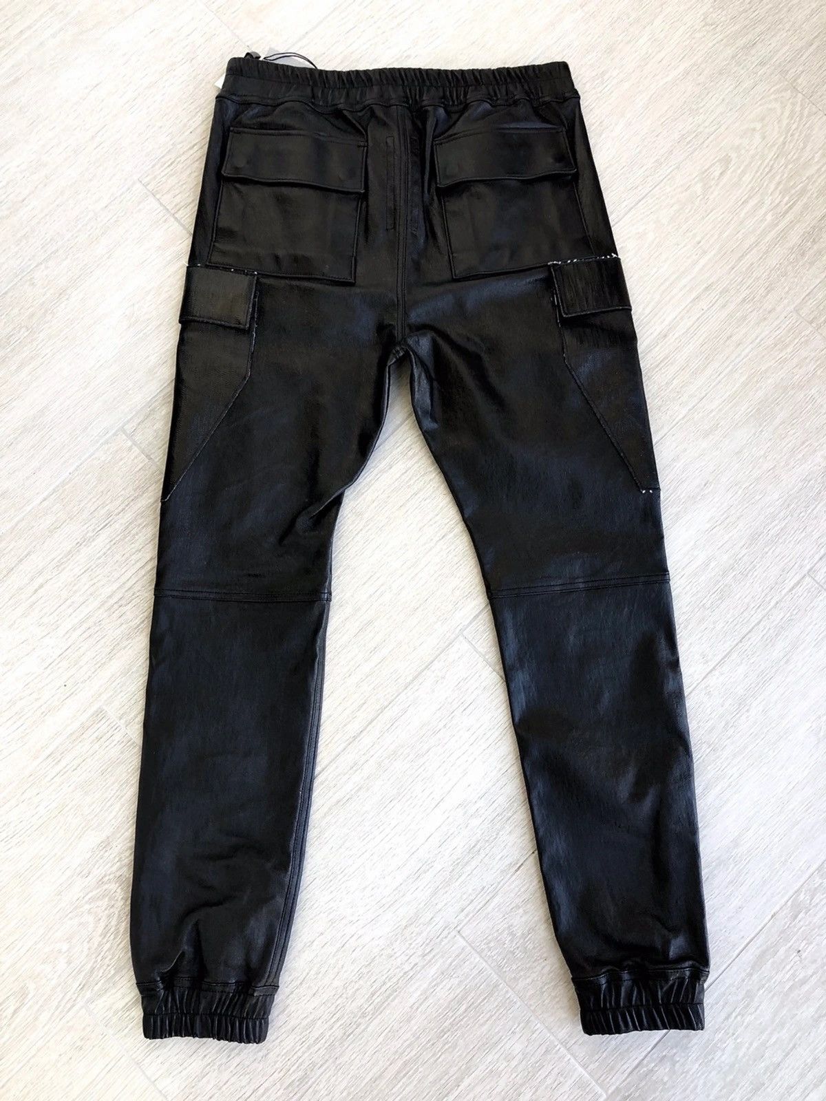 Rick Owens SAMPLE 💥 FULL LEATHER RUNWAY CARGO PANTS LARRY ASAP TRAVIS Size US 34 / EU 50 - 9 Thumbnail