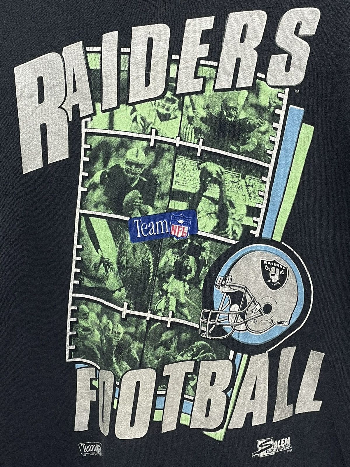 NFL Vintage 90's NFL RAIDERS Crewneck Sweater Size US L / EU 52-54 / 3 - 3 Thumbnail