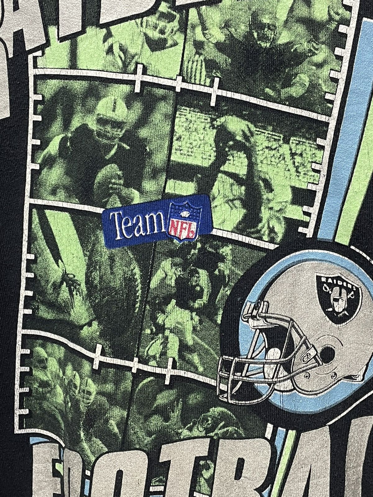 NFL Vintage 90's NFL RAIDERS Crewneck Sweater Size US L / EU 52-54 / 3 - 2 Thumbnail