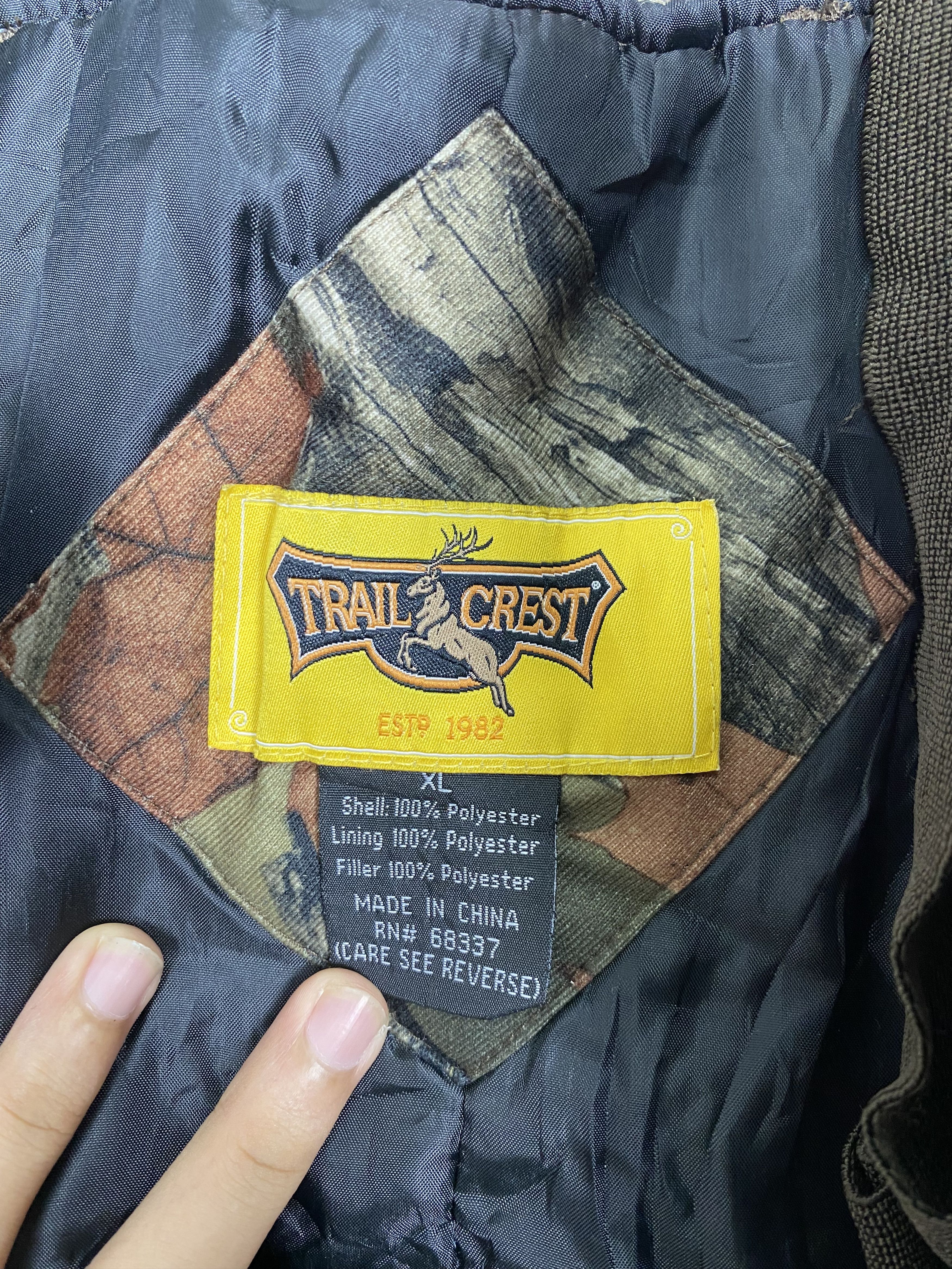 Vintage Vintage TRAIL CREST Camo Coveralls SK0001 Size US 30 / EU 46 - 12 Thumbnail