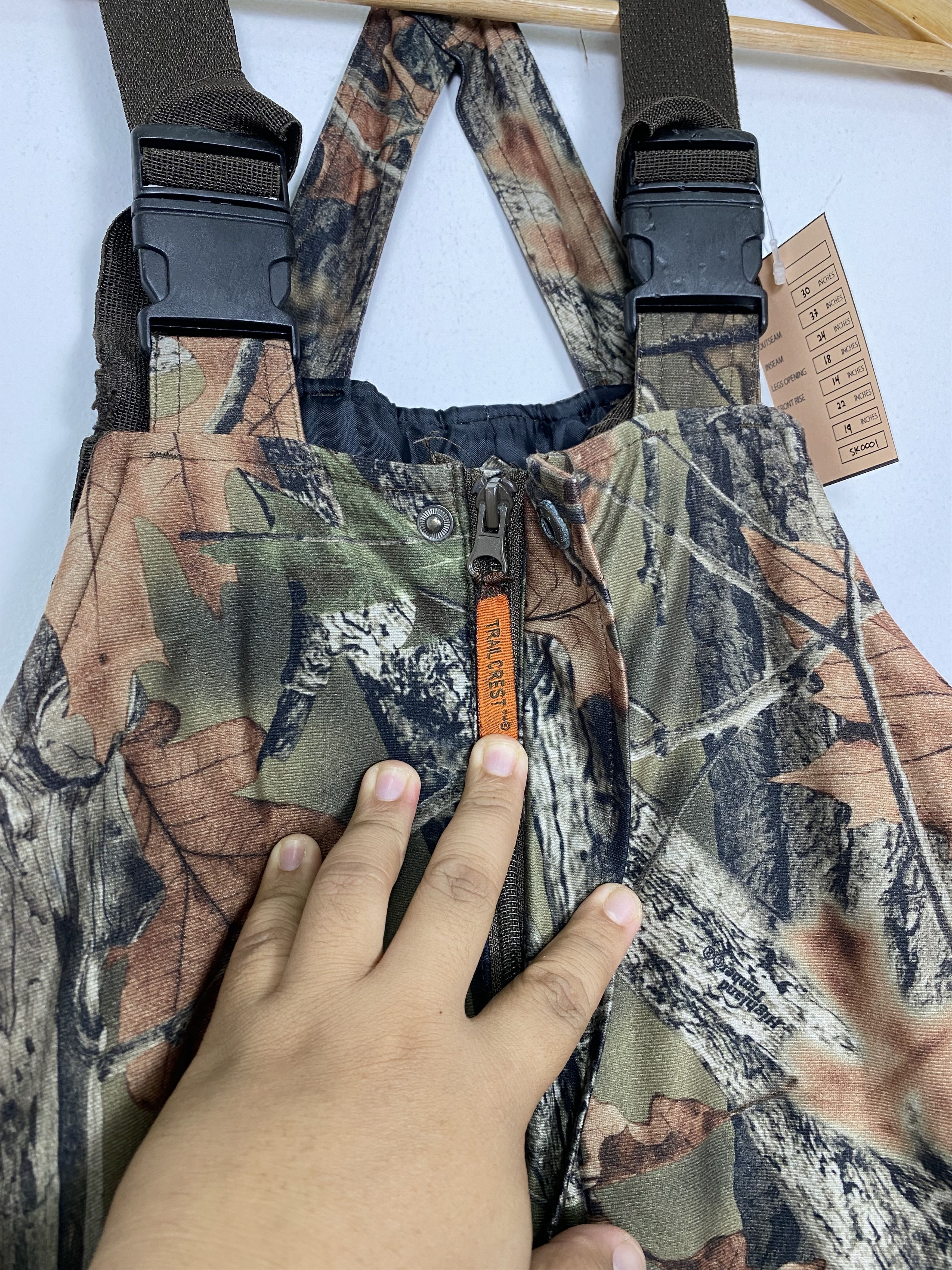 Vintage Vintage TRAIL CREST Camo Coveralls SK0001 Size US 30 / EU 46 - 5 Thumbnail